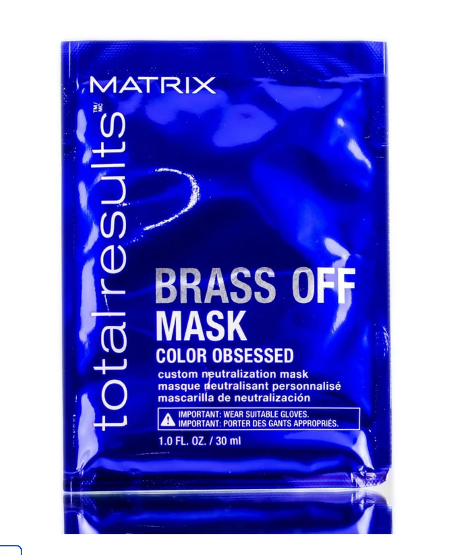 Matrix brass off hair mask